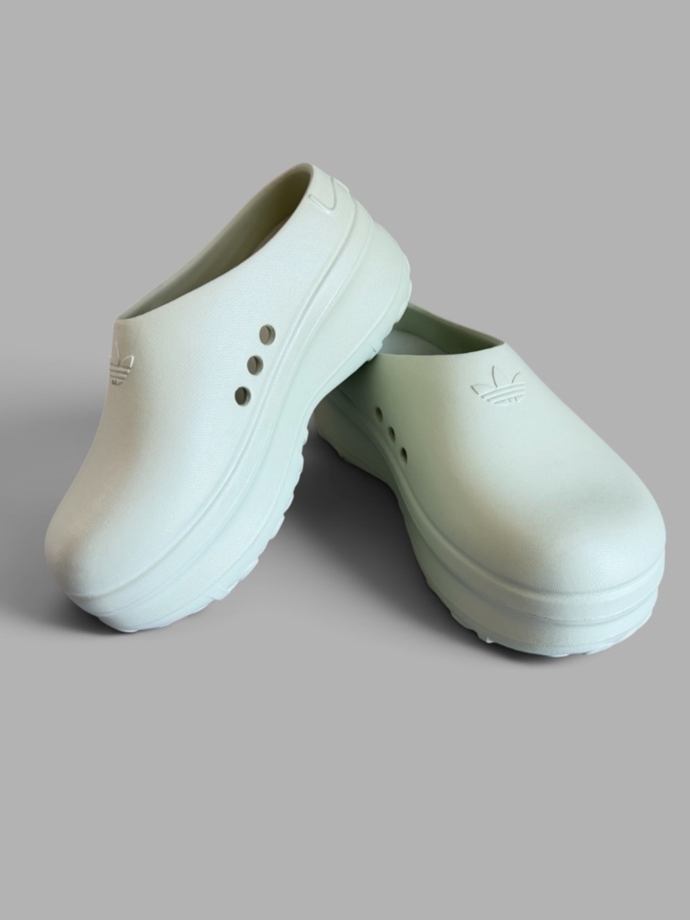 Adidas Adifom Stan Smith Mule Shoes Women’s 6 Linen Green Mint IG9359 Slip On